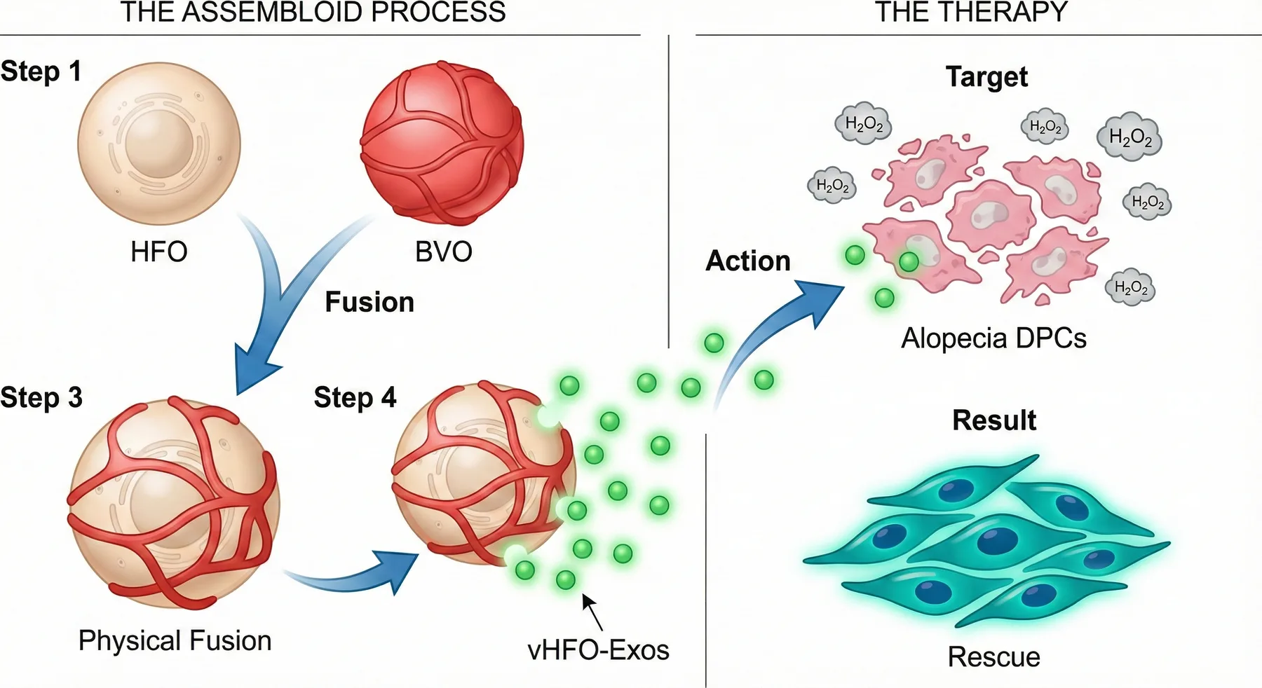 Vascularized hair follicle assembloid model